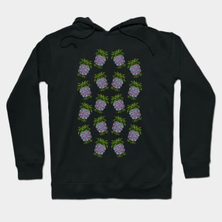 Scary Pineapple pattern Hoodie